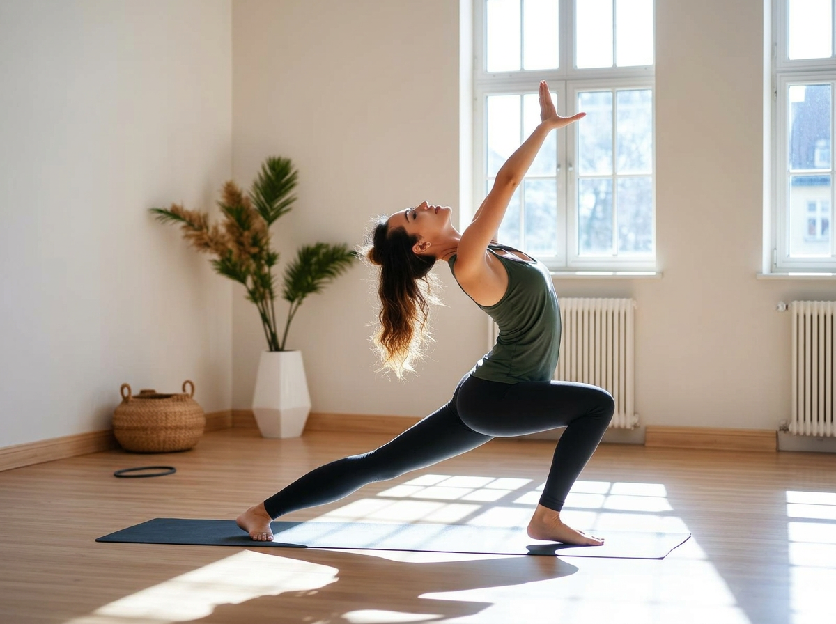 Pilates-Übung für eine starke Körpermitte auf der Matte